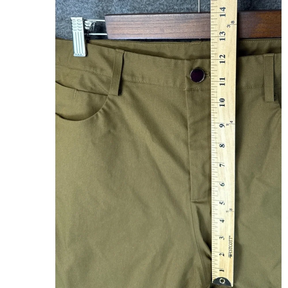 Lululemon ABC Bonded‎ Twill Pant Slim Mens 35x31 Khaki Technical Chino LM5AN2S